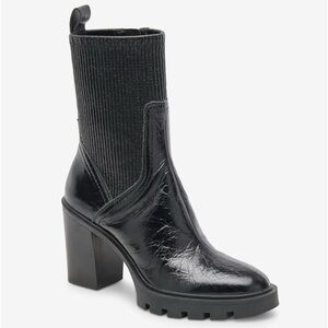 Dolce Vita Black Marni H2O Crinkled Patent-Leather. Brand new, never worn!